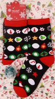 Unisex Fashion Santa Claus Snowflake Nylon Cotton Crew Socks sku image 11