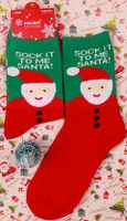 Women's Cartoon Style Cute Santa Claus Snowman Elk Cotton Crew Socks A Pair sku image 2