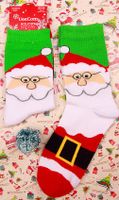 Unisex Fashion Santa Claus Snowflake Nylon Cotton Crew Socks sku image 6