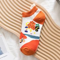 Women's Japanese Style Cartoon Nylon Cotton Jacquard Ankle Socks sku image 4