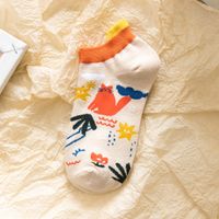 Women's Japanese Style Cartoon Nylon Cotton Jacquard Ankle Socks sku image 18