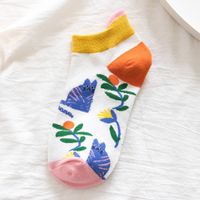 Women's Japanese Style Cartoon Nylon Cotton Jacquard Ankle Socks sku image 8