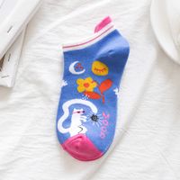 Women's Japanese Style Cartoon Nylon Cotton Jacquard Ankle Socks sku image 12