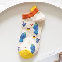 Women's Japanese Style Cartoon Nylon Cotton Jacquard Ankle Socks sku image 23