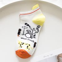 Women's Japanese Style Cartoon Nylon Cotton Jacquard Ankle Socks sku image 21