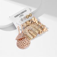 Fashion Geometric Alloy Plating Artificial Pearls Women's Earrings 1 Set sku image 17