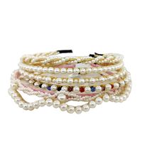 Fashion Round Artificial Pearl Hair Band 1 Piece main image 4