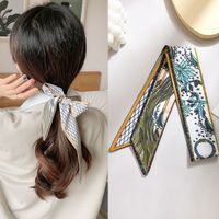 Fashion Flower Cloth Printing Hair Band 1 Piece sku image 18