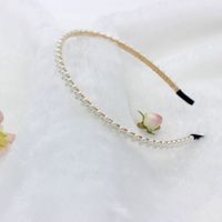 Mode Blume Metall Inlay Künstliche Perlen Künstlicher Diamant Haarband 1 Stück sku image 55