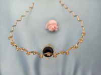 Fashion Flower Metal Inlay Artificial Pearls Artificial Diamond Hair Band 1 Piece sku image 70