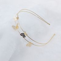 Mode Blume Metall Inlay Künstliche Perlen Künstlicher Diamant Haarband 1 Stück sku image 115