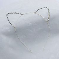 Mode Blume Metall Inlay Künstliche Perlen Künstlicher Diamant Haarband 1 Stück sku image 136