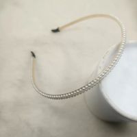 Mode Blume Metall Inlay Künstliche Perlen Künstlicher Diamant Haarband 1 Stück sku image 56