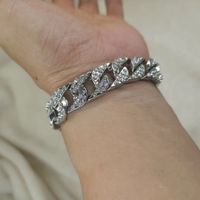 Mode Blume Metall Inlay Künstliche Perlen Künstlicher Diamant Haarband 1 Stück sku image 155