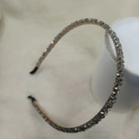 Fashion Flower Metal Inlay Artificial Pearls Artificial Diamond Hair Band 1 Piece sku image 93