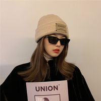 Women's Fashion Solid Color Crimping Wool Cap sku image 3