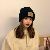 Women's Fashion Solid Color Crimping Wool Cap main image 2