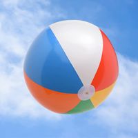 Creative Rainbow Children Toys Pvc Inflatable Beach Ball main image 4