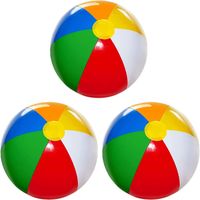 Creative Rainbow Children Toys Pvc Inflatable Beach Ball main image 3