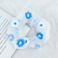 Fashion Flower Synthetic Fibre Pleated Hair Tie 1 Piece sku image 79