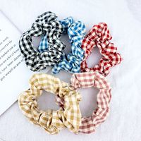 Fashion Flower Synthetic Fibre Pleated Hair Tie 1 Piece sku image 4