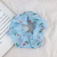 Fashion Flower Synthetic Fibre Pleated Hair Tie 1 Piece sku image 63