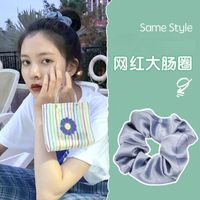 Fashion Flower Synthetic Fibre Pleated Hair Tie 1 Piece sku image 8