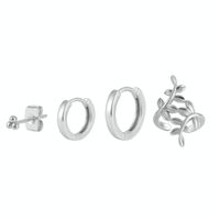 Simple Style Star Flower Snake Copper Irregular Tassel Inlay Rhinestones Earrings 1 Set sku image 5
