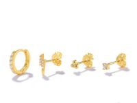 Einfacher Stil Stern Blume Schlange Kupfer Irregulär Quaste Inlay Strasssteine Ohrringe 1 Satz sku image 24