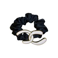 Korean Style Letter Cloth Chain Artificial Rhinestones Hair Tie 1 Piece main image 2
