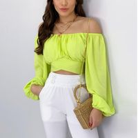 Women's Long Sleeve Blouses Patchwork Streetwear Solid Color main image 5