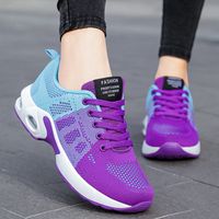 Women's Sports Color Block Round Toe Sports Shoes main image 5