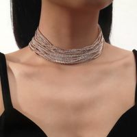 Elegant Geometric Rhinestone Women's Choker main image 5