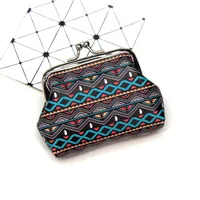 Women's Geometric Pu Leather Buckle Coin Purses sku image 5