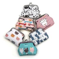 Women's Cat Pu Leather Buckle Coin Purses main image 4