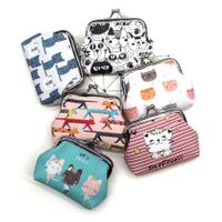 Women's Cat Pu Leather Buckle Coin Purses main image 3