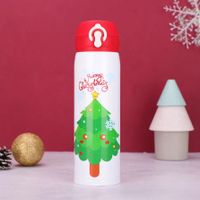 Navidad Lindo Árbol De Navidad Carta De Acero Inoxidable Taza Diaria 1 Pieza sku image 11