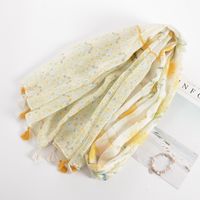 Women's Vintage Style Geometric Cotton Tassel Cotton Linen Scarves sku image 4