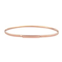 Simple Style Solid Color Alloy Women's Chain Belts 1 Piece sku image 1