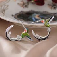 Cute Bird Copper Plating Earrings 1 Pair sku image 4