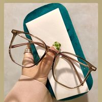 Fashion Geometric Ac Polygon Full Frame Optical Glasses main image 1