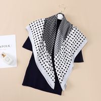 Women's Fashion Geometric Satin Silk Scarves sku image 6