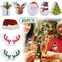 Christmas Fashion Deer Paper Party Decorative Props 1 Set main image 1