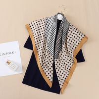 Women's Fashion Geometric Satin Silk Scarves sku image 7