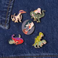 Style Simple Dinosaure Alliage Émail Unisexe Broches main image 4