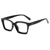 Simple Style Solid Color Pc Square Patchwork Full Frame Optical Glasses main image 5