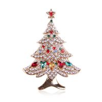 Fashion Christmas Tree Elk Alloy Plating Rhinestones Women's Brooches sku image 41