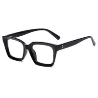 Simple Style Color Block Leopard Pc Cat Eye Full Frame Optical Glasses sku image 1