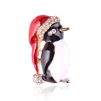 Fashion Christmas Tree Elk Alloy Plating Rhinestones Women's Brooches sku image 5