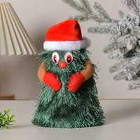Christmas Fashion Christmas Tree Plastic Polyester Party Decorative Props 1 Piece sku image 2